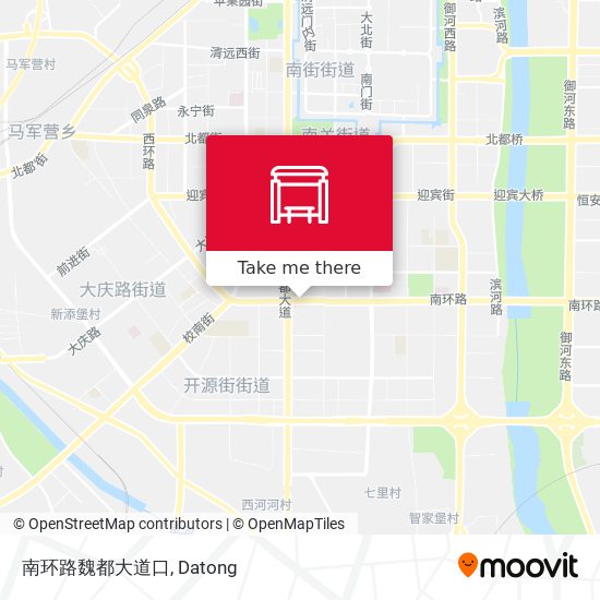 南环路魏都大道口 map