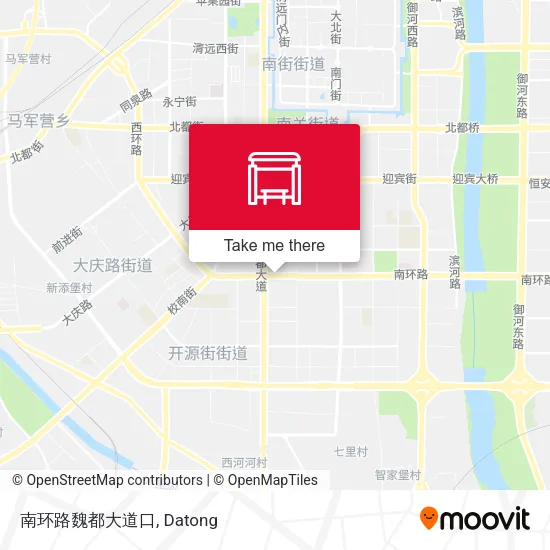 南环路魏都大道口 map