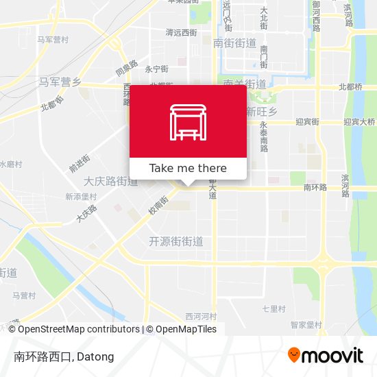 南环路西口 map