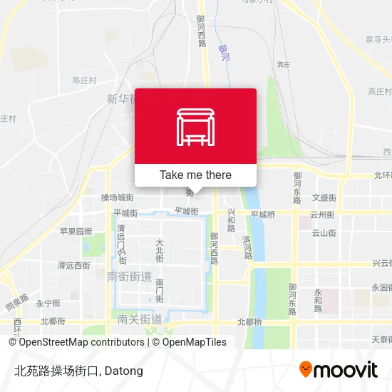 北苑路操场街口 map
