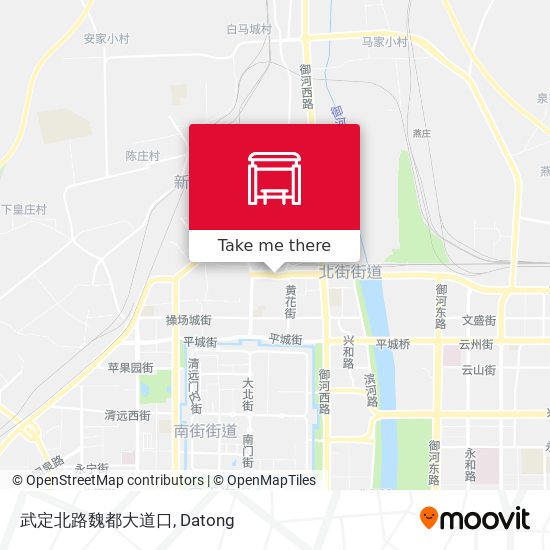 武定北路魏都大道口 map