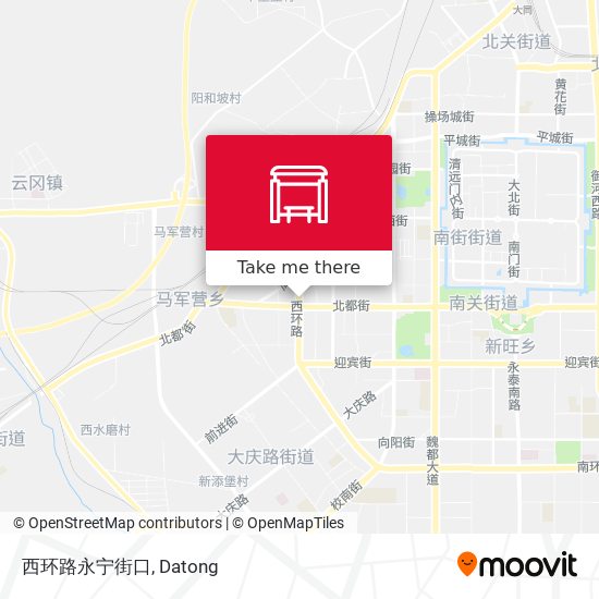 西环路永宁街口 map