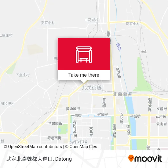 武定北路魏都大道口 map