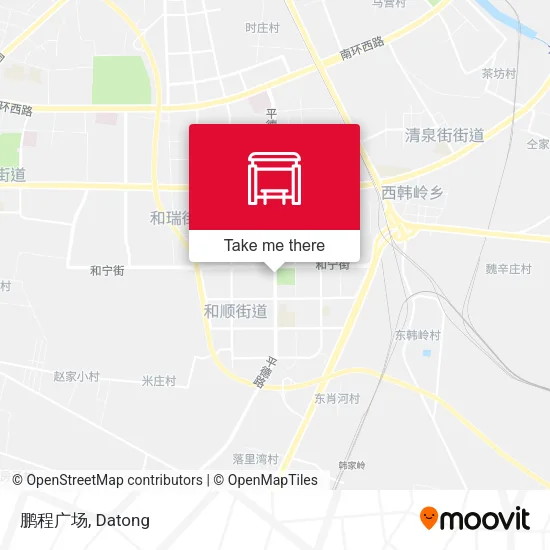 鹏程广场 map