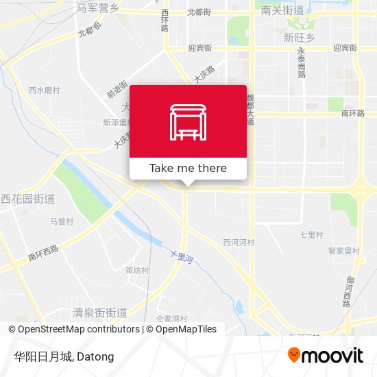 华阳日月城 map