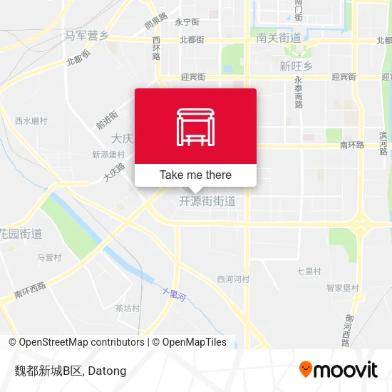 魏都新城B区 map