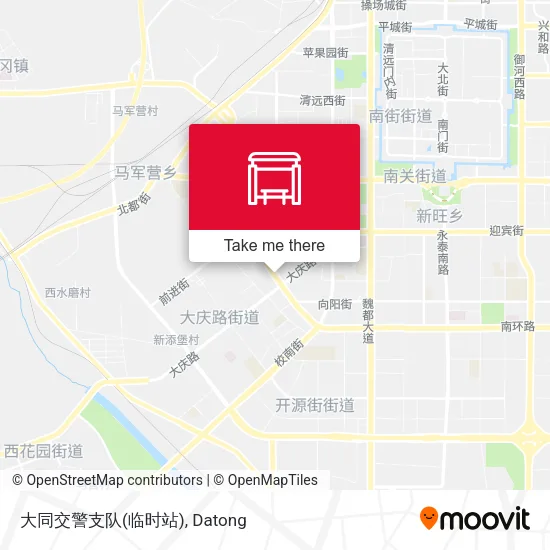 大同交警支队(临时站) map