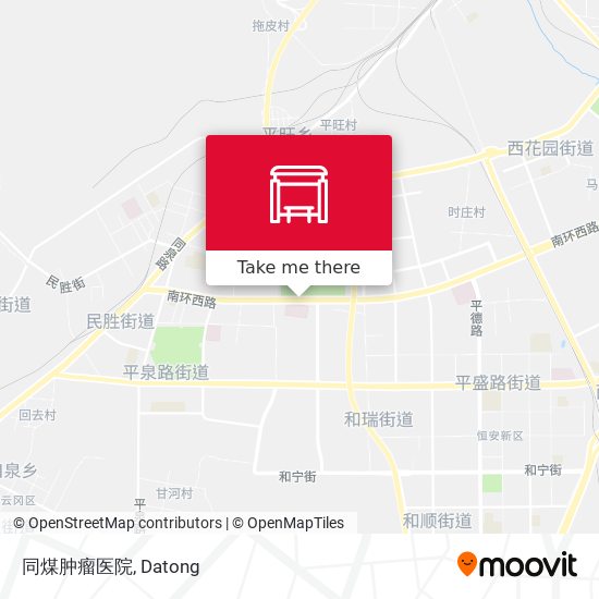 同煤肿瘤医院 map