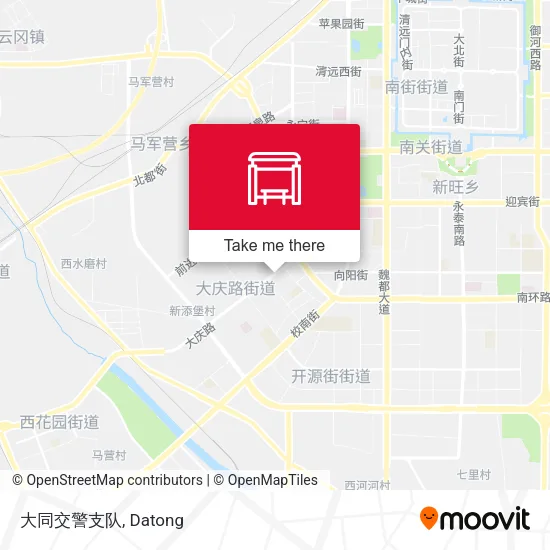 大同交警支队 map