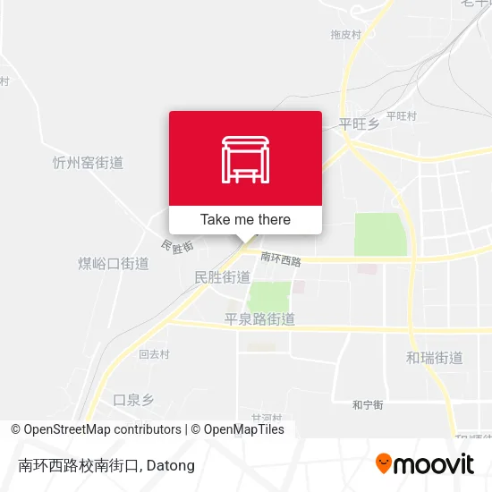 南环西路校南街口 map