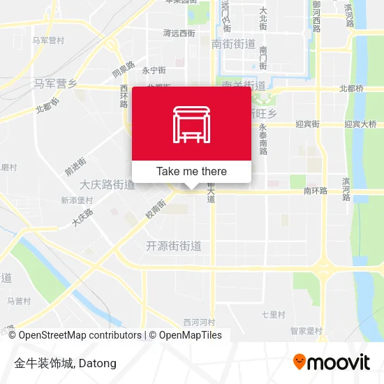 金牛装饰城 map