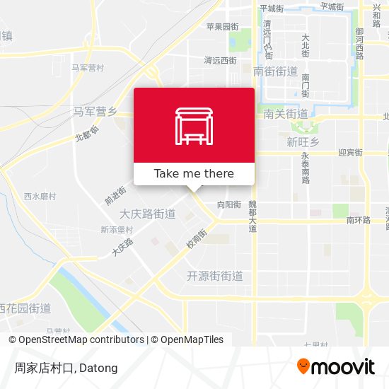 周家店村口 map