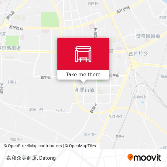 嘉和众美商厦 map