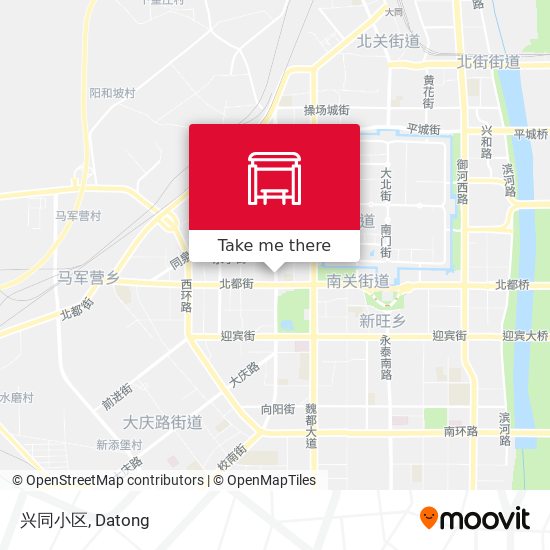 兴同小区 map