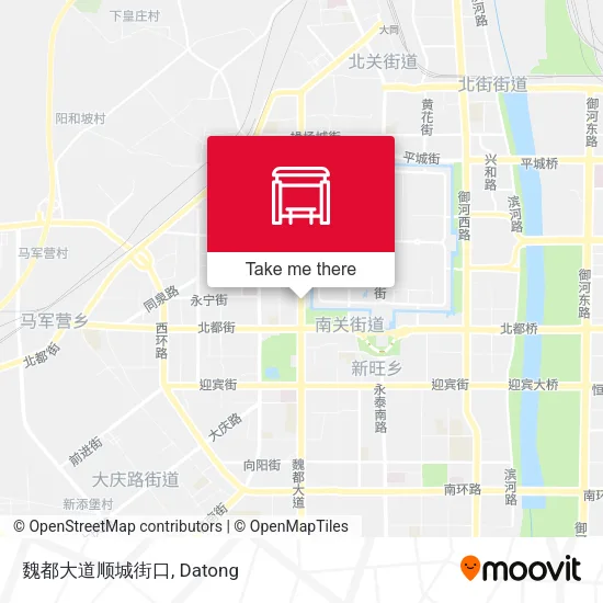 魏都大道顺城街口 map