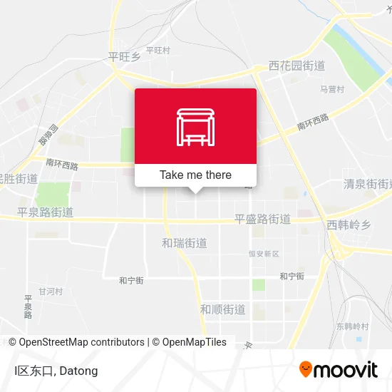 I区东口 map