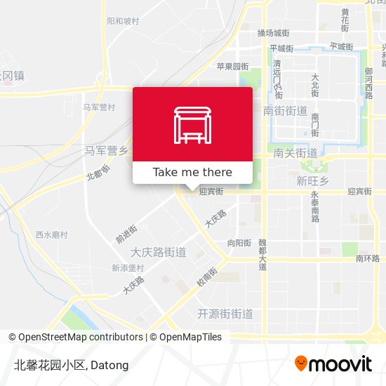 北馨花园小区 map