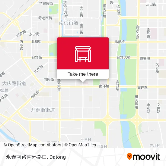永泰南路南环路口 map