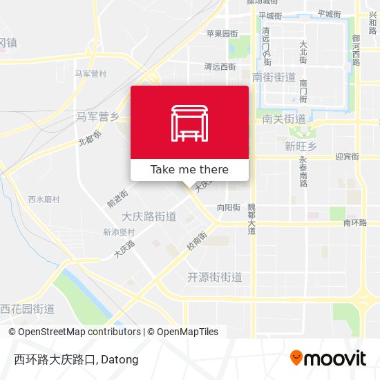 西环路大庆路口 map
