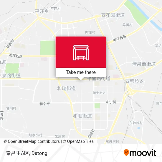 泰昌里A区 map