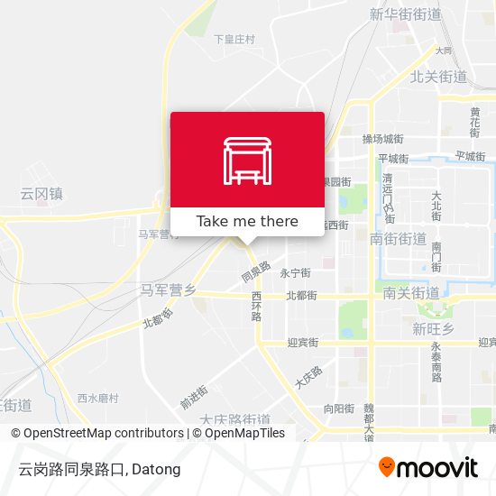 云岗路同泉路口 map