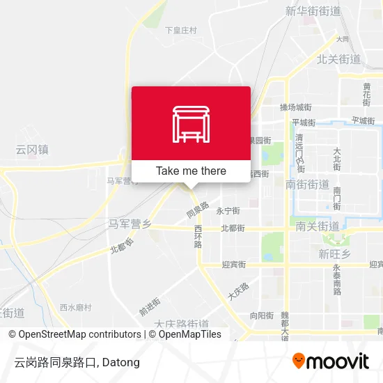 云岗路同泉路口 map