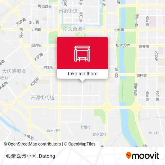 银豪嘉园小区 map