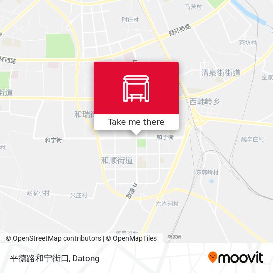 平德路和宁街口 map