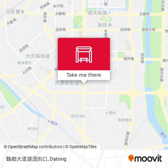 魏都大道源茂街口 map