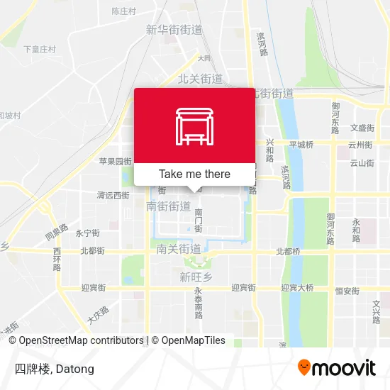 四牌楼 map