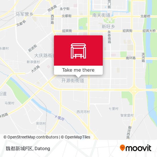 魏都新城F区 map