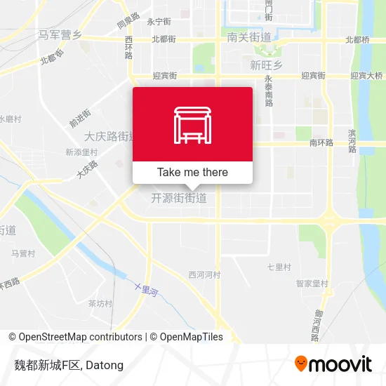 魏都新城F区 map