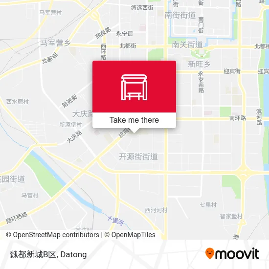 魏都新城B区 map