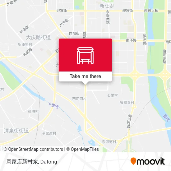 周家店新村东 map
