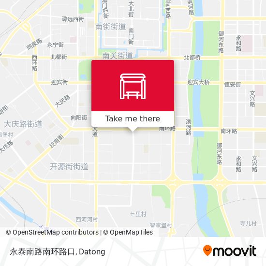 永泰南路南环路口 map