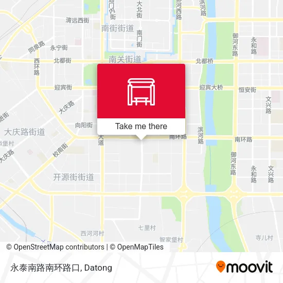 永泰南路南环路口 map