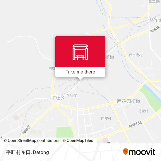 平旺村东口 map
