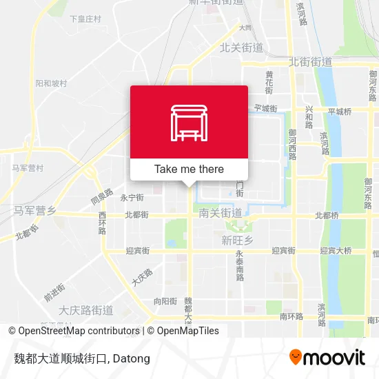 魏都大道顺城街口 map