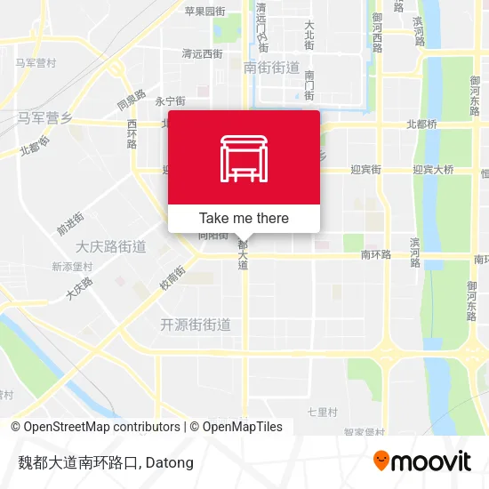 魏都大道南环路口 map