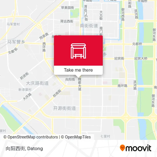 向阳西街 map