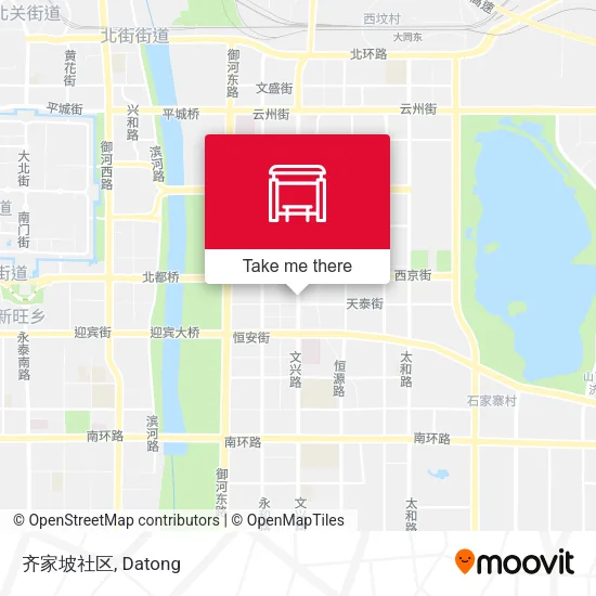 齐家坡社区 map