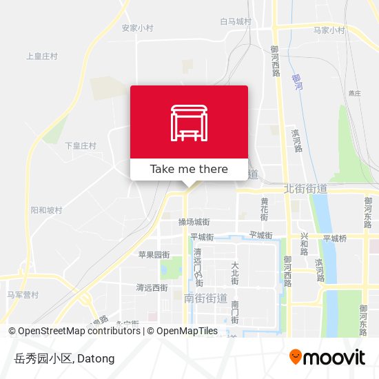 岳秀园小区 map