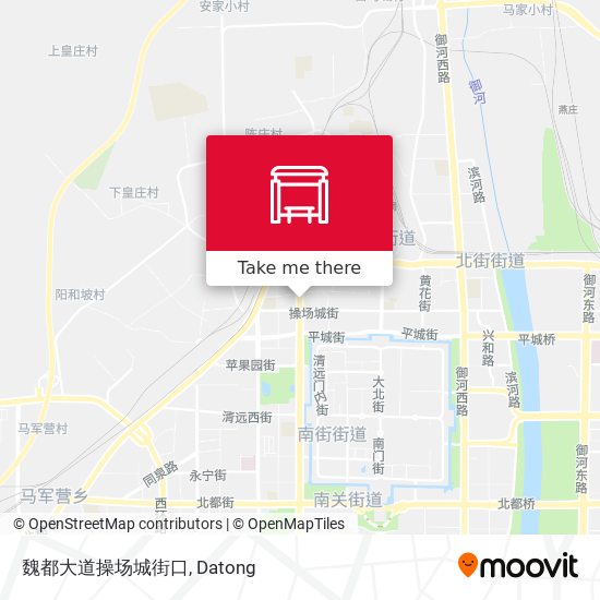 魏都大道操场城街口 map