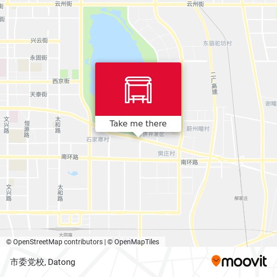 市委党校 map