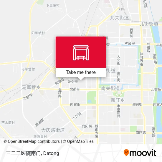 三二二医院南门 map