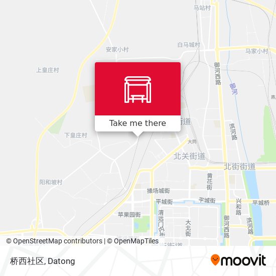 桥西社区 map