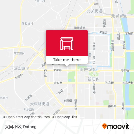 兴同小区 map