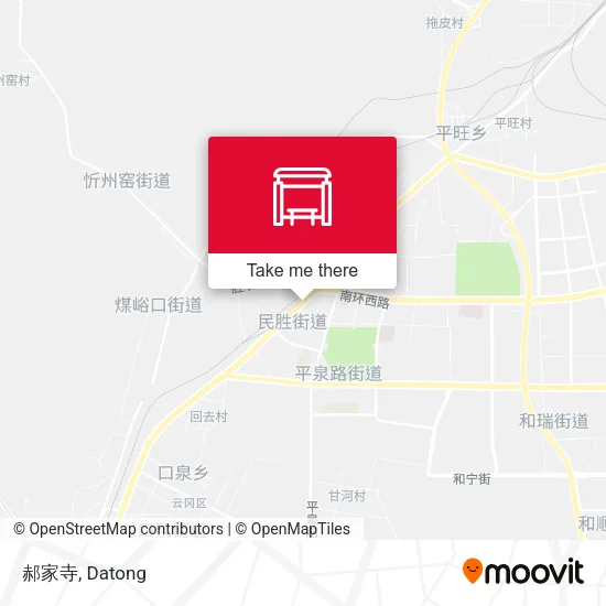 郝家寺 map