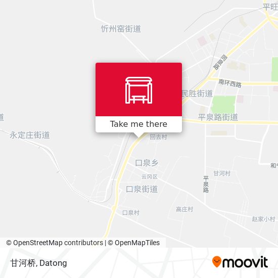 甘河桥 map