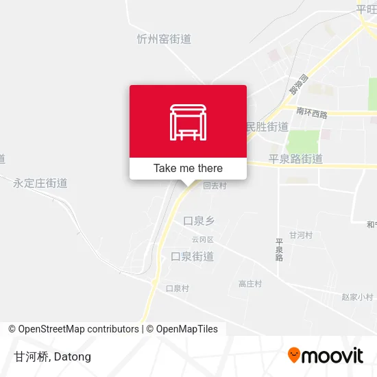 甘河桥 map